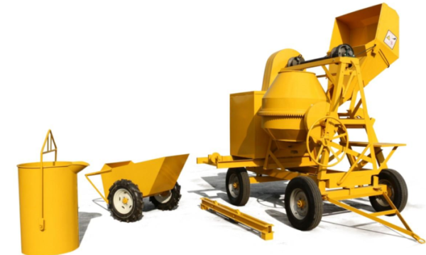 510 Concrete mixer with winch