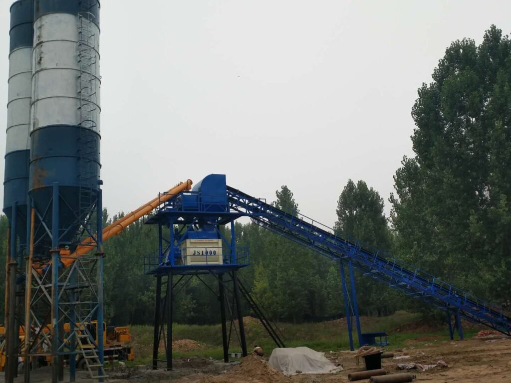 Ready mix concrete batch plant