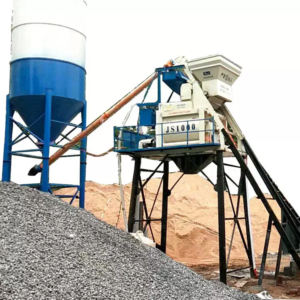 HZS50 Concrete batching plant for sale